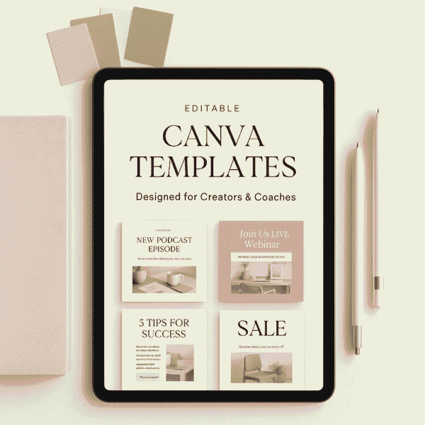 Editable Canva Post Templates – Ready-to-Customize Layouts for Content Creators & Coaches