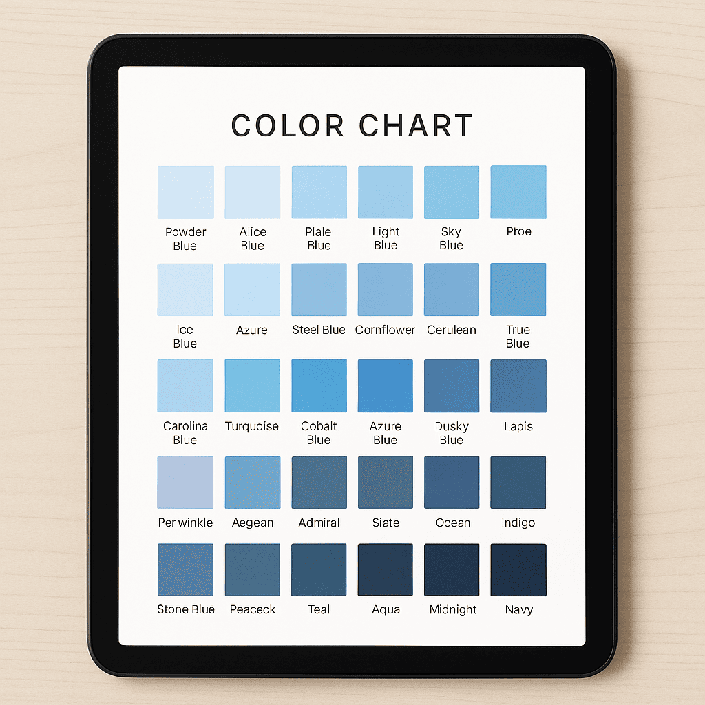 COLOR SHADE: All Color Tints & Tones – The Ultimate Guide to Color Variants and Names - Image 6