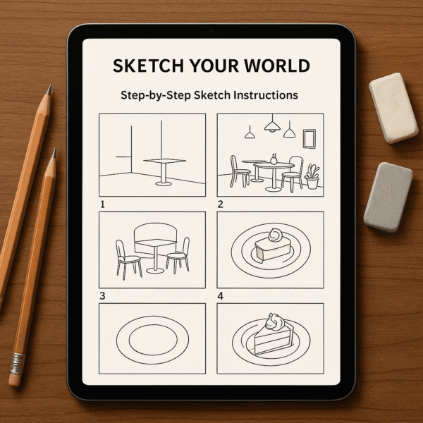 Sketch Your World – A Creative Guide to Drawing Everyday Life and Travel Moments - Image 5