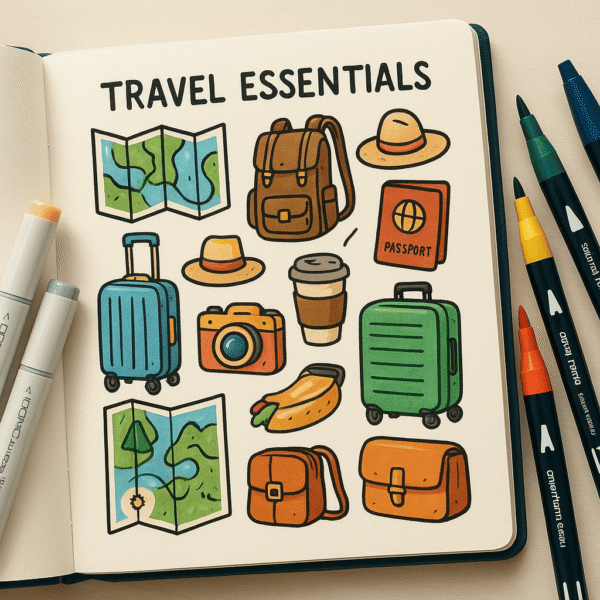 Sketch Your World – A Creative Guide to Drawing Everyday Life and Travel Moments - Image 4