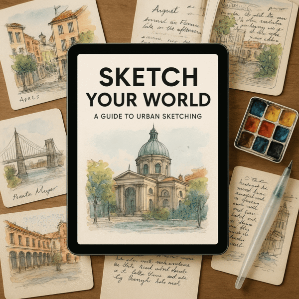 Sketch Your World – A Creative Guide to Drawing Everyday Life and Travel Moments - Image 3