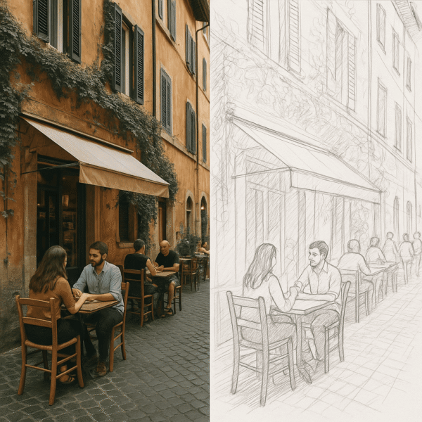 Sketch Your World – A Creative Guide to Drawing Everyday Life and Travel Moments - Image 2