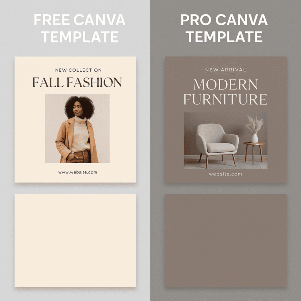 550 Meta Ads Canva Templates – Free & Pro Versions Included for Facebook & Instagram Ads - Image 2
